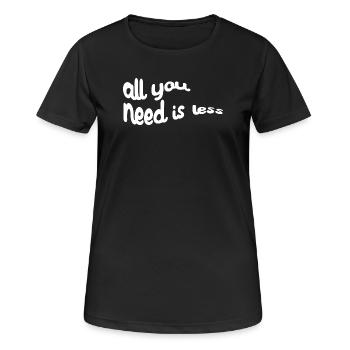 Umweltschützer Umweltschutz Umwelt Erde Statement - Frauen T-Shirt atmungsaktiv - Schwarz - Vorne - AI Model Female 172 light (172cm)