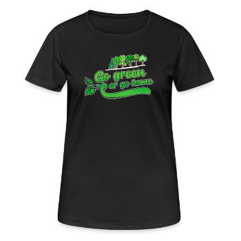 Nature Statement Earth Environment Tree Nature Conservation - Women's Breathable T-Shirt - black - Front - AI Model Female 172 light (172cm)