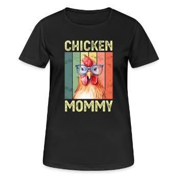 Chicken Chickens - Women's Breathable T-Shirt - black - Front - AI Model Female 172 light (172cm)