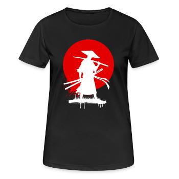 Japanisch Animation Manga Comic Anime Zeichentrick - Frauen T-Shirt atmungsaktiv - Schwarz - Vorne - AI Model Female 172 light (172cm)