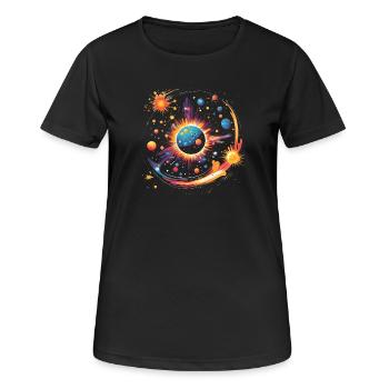 Big Bang - Women's Breathable T-Shirt - black - Front - AI Model Female 172 light (172cm)
