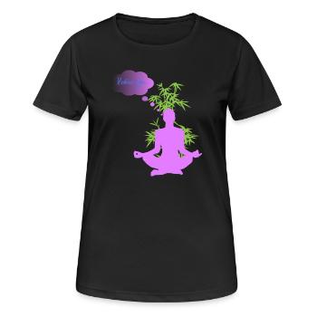 RESTONS ZEN - T-shirt respirant Femme - noir - Devant - AI Model Female 172 light (172cm)