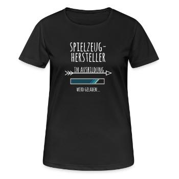 Spielzeughersteller Ausbildung Beruf Spielzeug - Frauen T-Shirt atmungsaktiv - Schwarz - Vorne - AI Model Female 172 light (172cm)