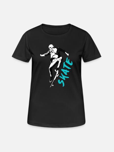 SKATE TSHIRT 2024 - Women's Breathable T-Shirt - black