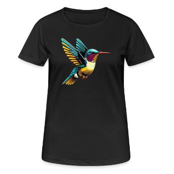 Colibri - T-shirt respirant Femme - noir - Devant - AI Model Female 172 light (172cm)