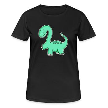 Dino - Women's Breathable T-Shirt - black - Front - AI Model Female 172 light (172cm)
