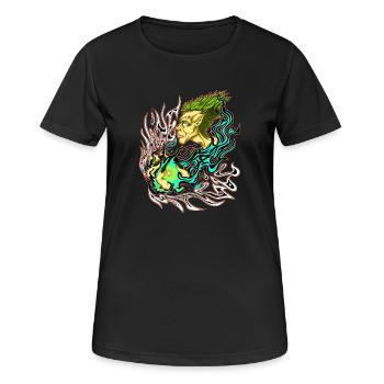 Magie Blanche - T-shirt respirant Femme - noir - Devant - AI Model Female 172 light (172cm)