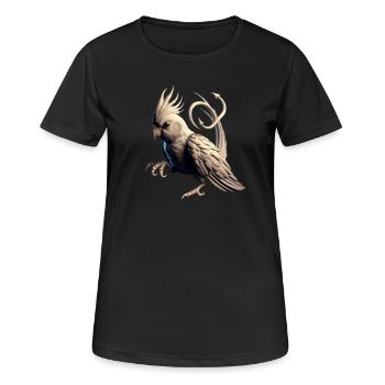 Nymphe du diable (03) - T-shirt respirant Femme - noir - Devant - AI Model Female 172 light (172cm)
