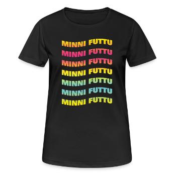 tee shirt minnie futtu tee shirt Sicile - T-shirt respirant Femme - noir - Devant - AI Model Female 172 light (172cm)