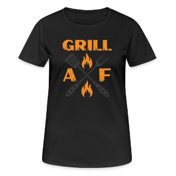 Grill AF - Women's Breathable T-Shirt - black - Front - AI Model Female 172 light (172cm)