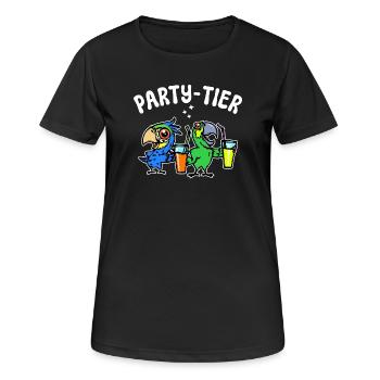 Parrot Statement Animal Lover Pet Bird - Women's Breathable T-Shirt - black - Front - AI Model Female 172 light (172cm)