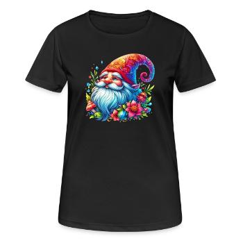 Elfe gobelin gnome - T-shirt respirant Femme - noir - Devant - AI Model Female 172 light (172cm)