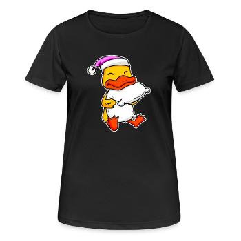 Duck Tired Sleeping Sleeping Girl - Women's Breathable T-Shirt - black - Front - AI Model Female 172 light (172cm)