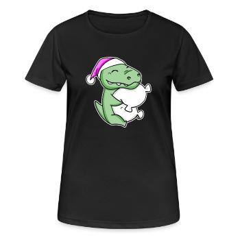 Crocodile Tired Sleeping Sleeping Girl - Women's Breathable T-Shirt - black - Front - AI Model Female 172 light (172cm)