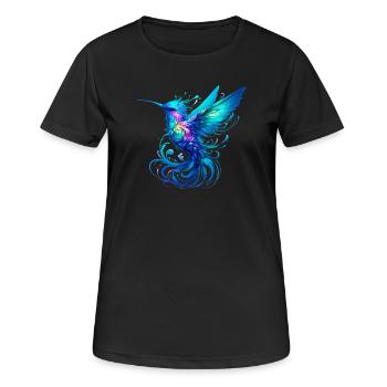 Hummingbird - Women's Breathable T-Shirt - black - Front - AI Model Female 172 light (172cm)
