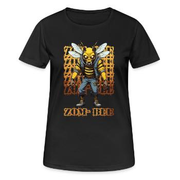 Creepy zombie bee - Women's Breathable T-Shirt - black - Front - AI Model Female 172 light (172cm)