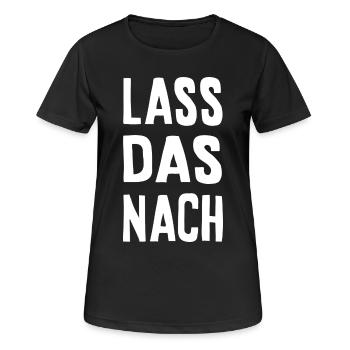 Laissez-le aller - T-shirt respirant Femme - noir - Devant - AI Model Female 172 light (172cm)