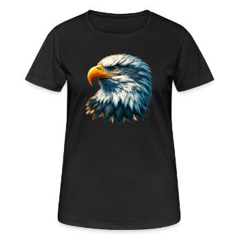 Eagle - Women's Breathable T-Shirt - black - Front - AI Model Female 172 light (172cm)