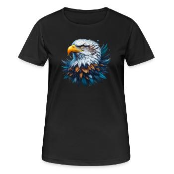Eagle - Women's Breathable T-Shirt - black - Front - AI Model Female 172 light (172cm)