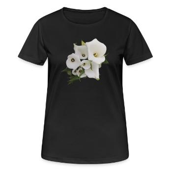 WHITE CALLAS - Women's Breathable T-Shirt - black - Front - AI Model Female 172 light (172cm)