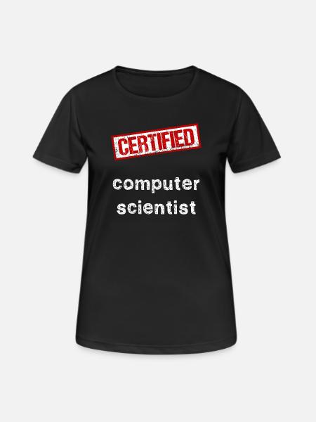 Computer scientist - Women's Breathable T-Shirt - black