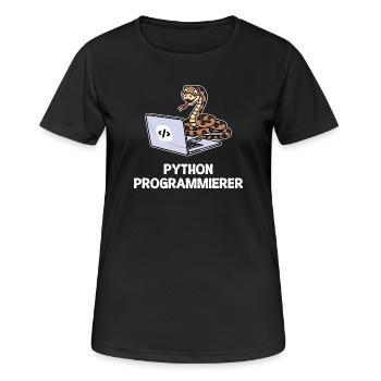 Développeur Coden Statement Programmeur informatique - T-shirt respirant Femme - noir - Devant - AI Model Female 172 light (172cm)