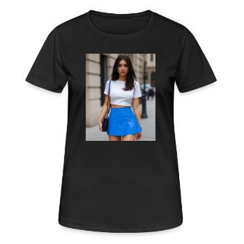 Glamour féminin - T-shirt respirant Femme - noir - Devant - AI Model Female 172 light (172cm)