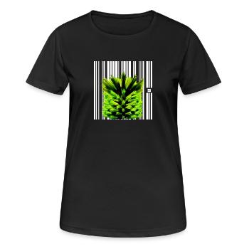 SPOT - KULT - Frauen T-Shirt atmungsaktiv - Schwarz - Vorne - AI Model Female 172 light (172cm)