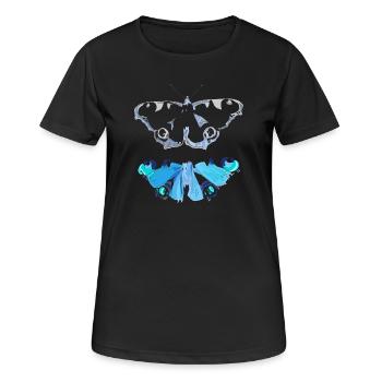 Tomber dans le caractère - T-shirt respirant Femme - noir - Devant - AI Model Female 172 light (172cm)
