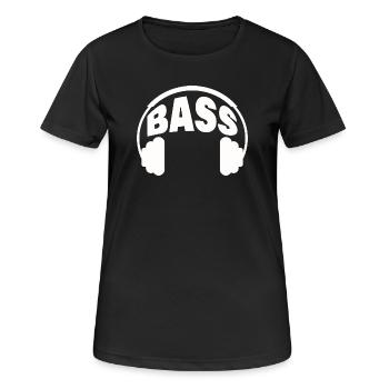 BASSE - T-shirt respirant Femme - noir - Devant - AI Model Female 172 light (172cm)