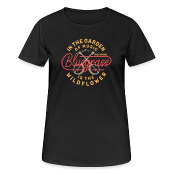 Bluegrass - Banjo Happiness - T-shirt respirant Femme - noir - Devant - AI Model Female 172 light (172cm)