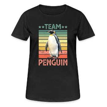 Pingouin Pingouin Empereur Pingouin - T-shirt respirant Femme - noir - Devant - AI Model Female 172 light (172cm)