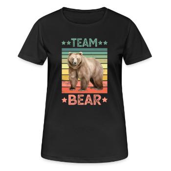 Brown Bear Grizzly Bear - Women's Breathable T-Shirt - black - Front - AI Model Female 172 light (172cm)