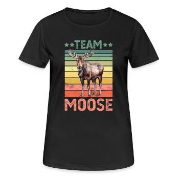 Élan - T-shirt respirant Femme - noir - Devant - AI Model Female 172 light (172cm)
