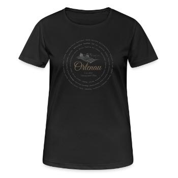 Ortenau - bi uns deheim - 51 Villes et Communes - T-shirt respirant Femme - noir - Devant - AI Model Female 172 light (172cm)