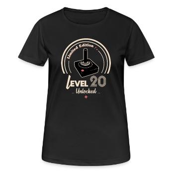 Design rétro joystick édition limitée - T-shirt respirant Femme - noir - Devant - AI Model Female 172 light (172cm)