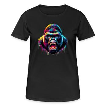 Gorilla - Women's Breathable T-Shirt - black - Front - AI Model Female 172 light (172cm)