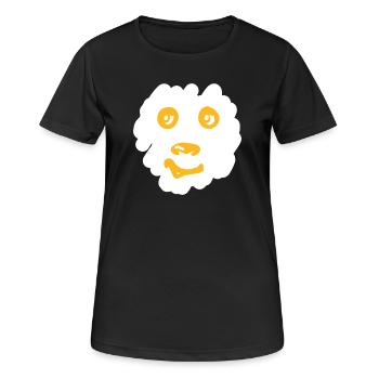 bear cub - Women's Breathable T-Shirt - black - Front - AI Model Female 172 light (172cm)