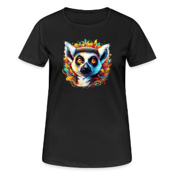 Lemur - Women's Breathable T-Shirt - black - Front - AI Model Female 172 light (172cm)