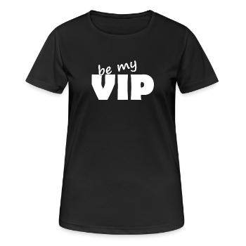 SOYEZ MON VIP - T-shirt respirant Femme - noir - Devant - AI Model Female 172 light (172cm)