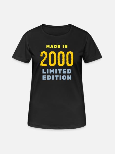 2000 - T-shirt respirant Femme - noir