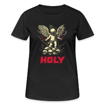 Saint - T-shirt respirant Femme - noir - Devant - AI Model Female 172 light (172cm)