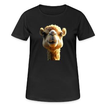 Camel Dromedary Bactrian Camel Gift Camels - Women's Breathable T-Shirt - black - Front - AI Model Female 172 light (172cm)