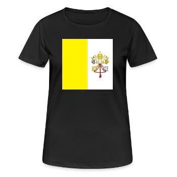 Vatican City - Women's Breathable T-Shirt - black - Front - AI Model Female 172 light (172cm)