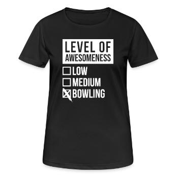 Bowling Bowling Bowling - T-shirt respirant Femme - noir - Devant - AI Model Female 172 light (172cm)