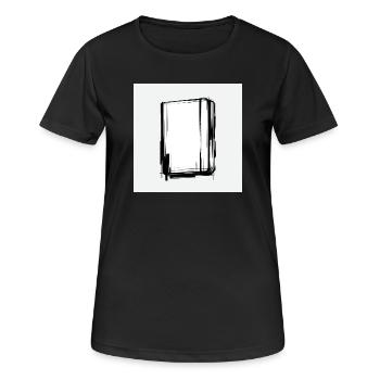 Proof Of Concept - The Analog Void - Frauen T-Shirt atmungsaktiv - Schwarz - Vorne - AI Model Female 172 light (172cm)