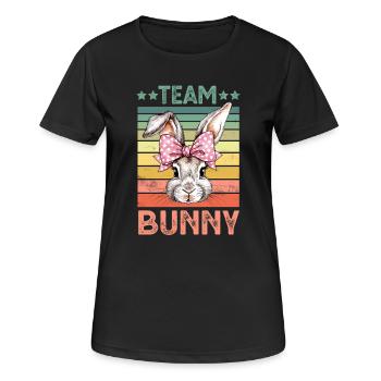 Rabbit Rabbit - Women's Breathable T-Shirt - black - Front - AI Model Female 172 light (172cm)