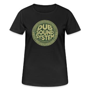 dub sound system - T-shirt respirant Femme - noir - Devant - AI Model Female 172 light (172cm)