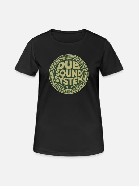 dub sound system - T-shirt respirant Femme - noir