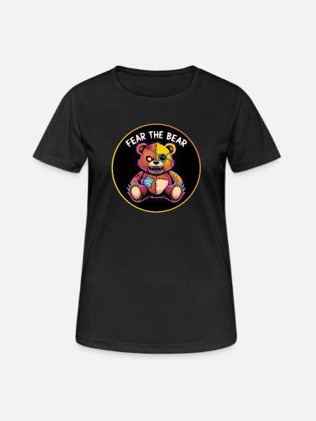 Craignez l’ours - T-shirt respirant Femme - noir